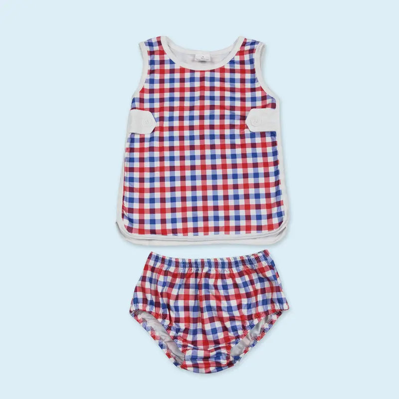 Forth of July kids girls summer outfit