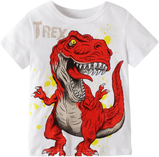 Toddler Boy Summer Clothes Outfits Short Sleeve Shirt Set 2-7 Years