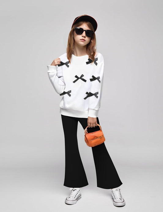 Girls Outfits 2 Piece Fall Tops & Pants Clothing Set 6-16 Years