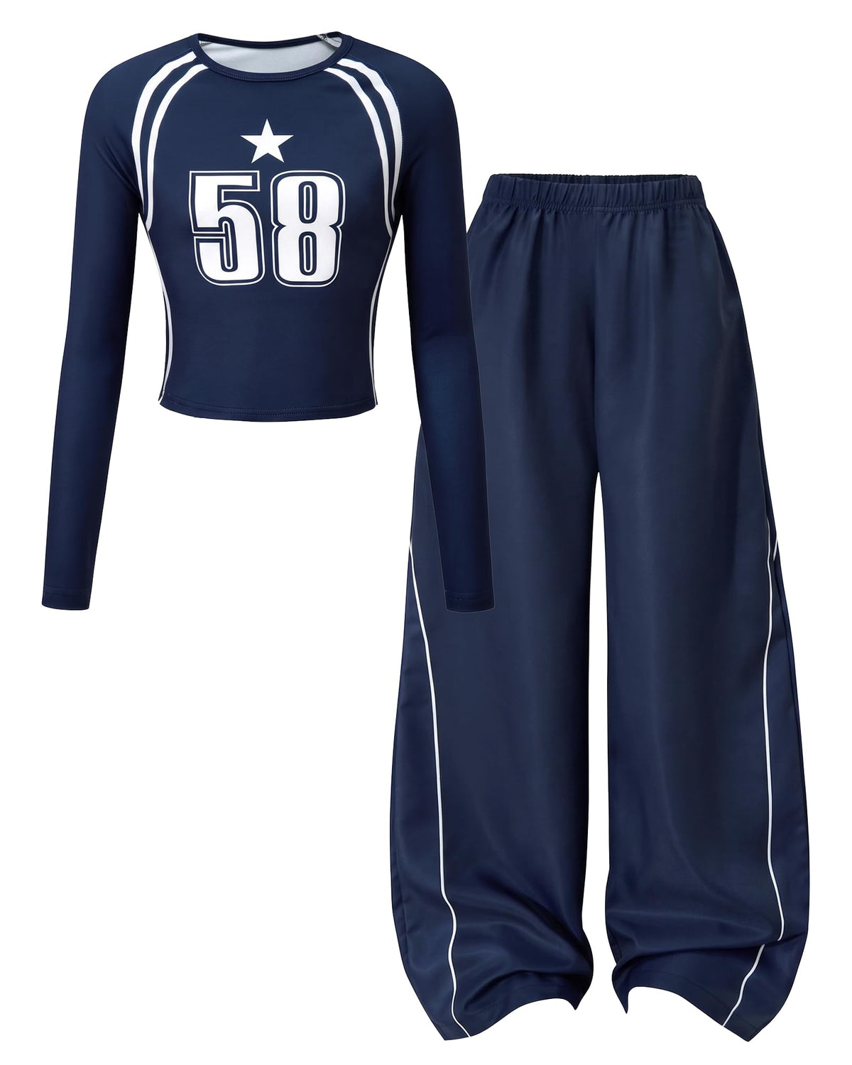 Girls 2 Piece Outfits Sweatshirt + Pants Clothes Set 6-14 Years
