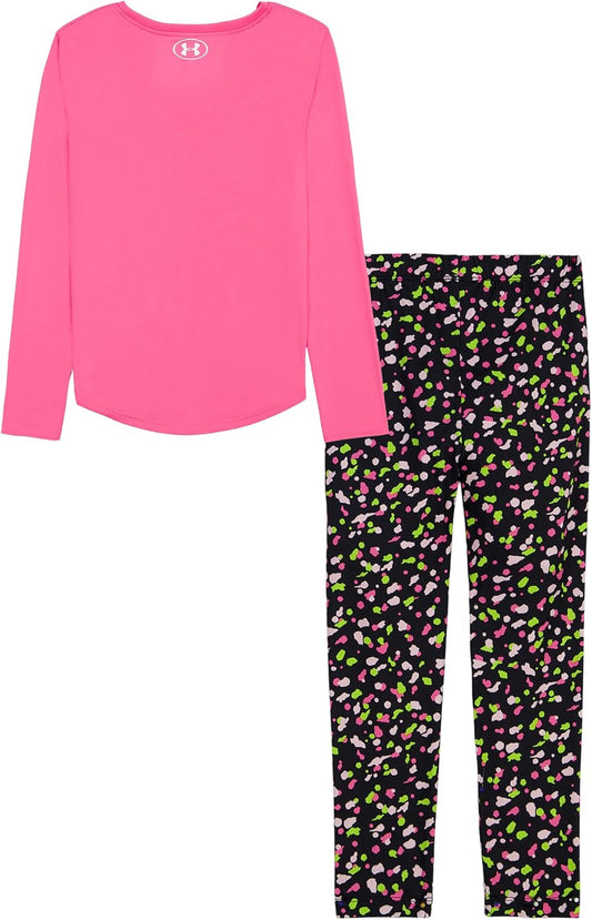 Under Armour Kids Printed LS Leggings Set (Little Kid)
