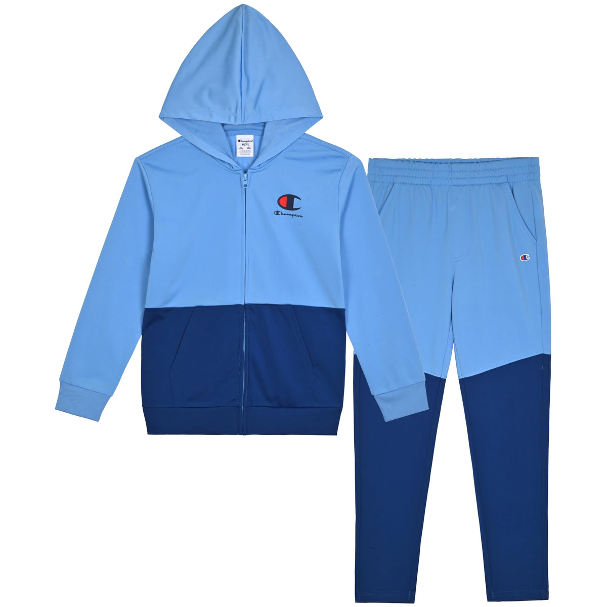 Champion Boys Jogger Set Fleece Hoodie and Sweatpants Tracksuit