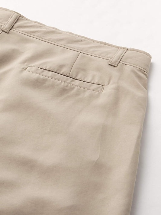 Nautica Boys' School Uniform Performance Khaki Shorts, Moisture Wicking