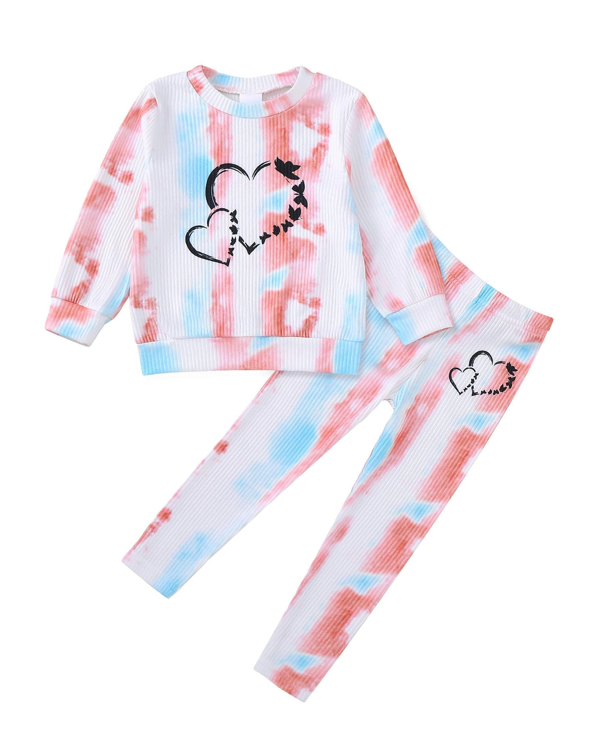 SODLON Girls Clothes Little Girl Fall Winter Leggings Pants Outfits 2-7Y