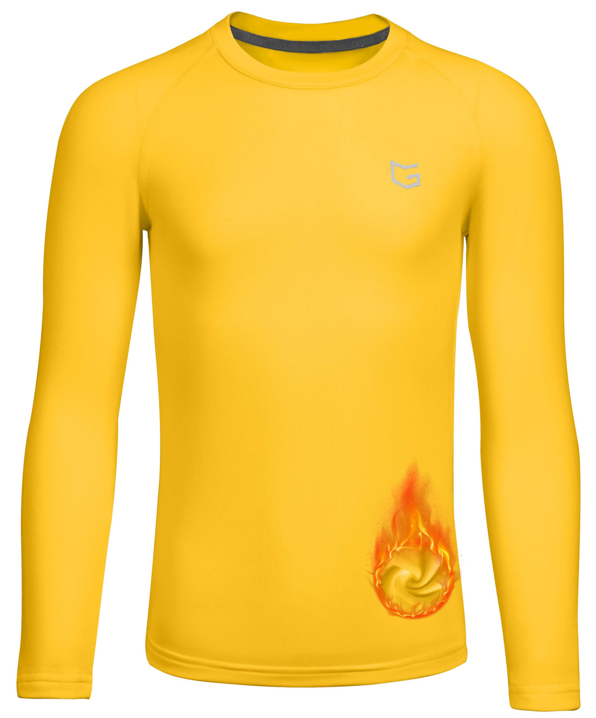 G Gradual Youth Boys Compression Thermal Shirt Long Sleeve