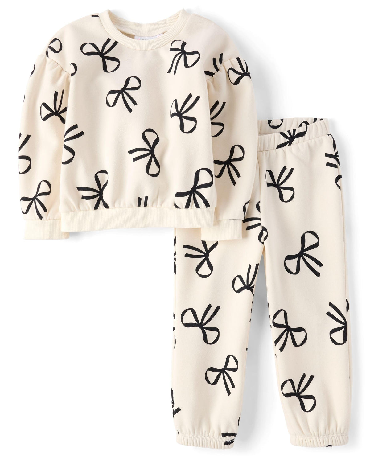 The Children's Place Baby Girls' And Toddler Long Sleeve Active Shirt and Pant, 2 Piece Outfit