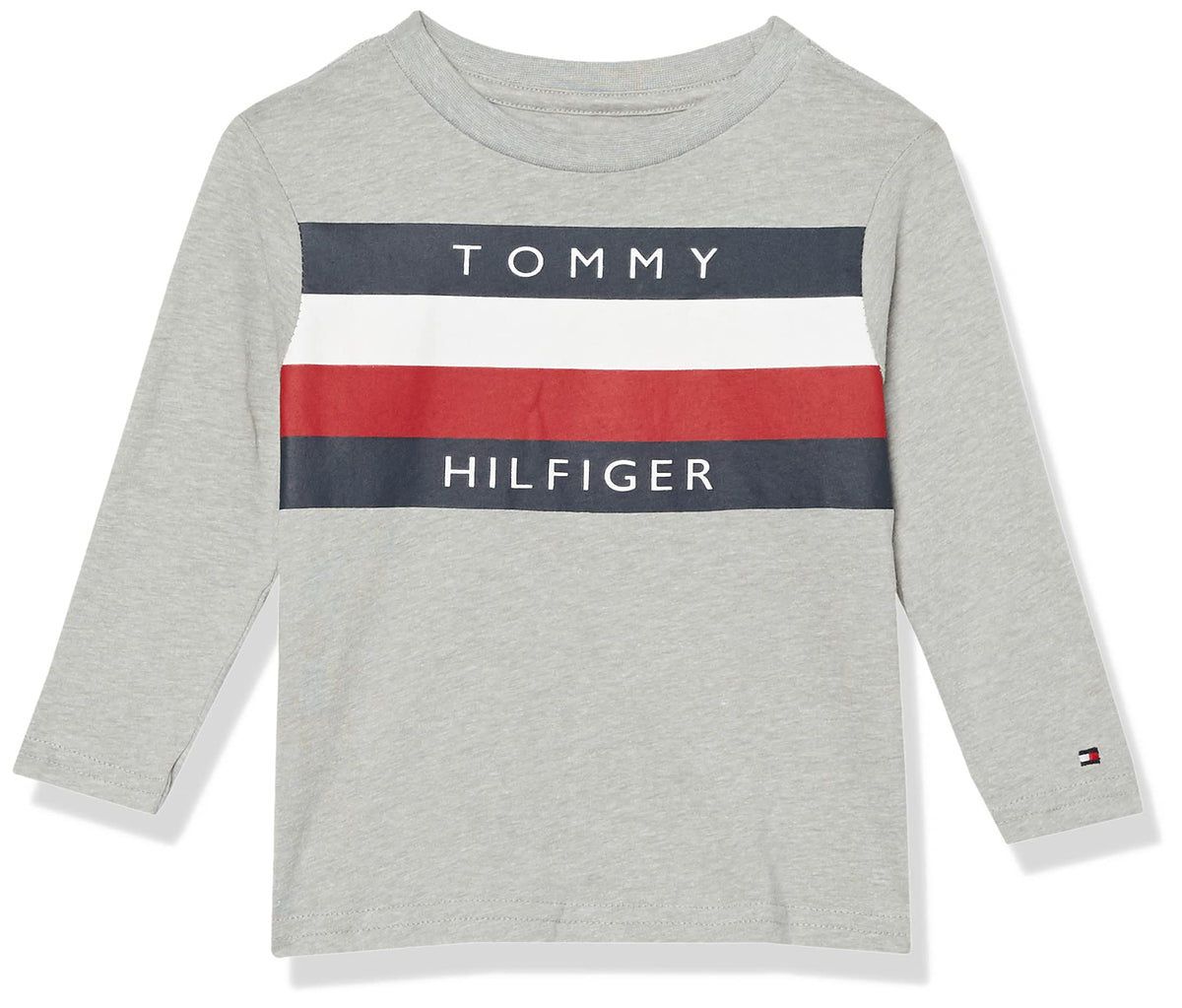 Tommy Hilfiger Boys' Long Sleeve Crew Neck T-Shirt