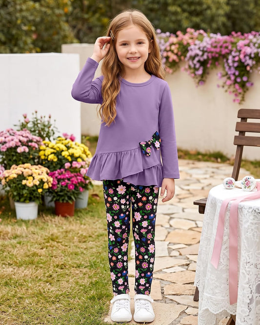 Toddler Girl Clothes 18M-8T Girls Fall Winter Outfit 2Pcs Set
