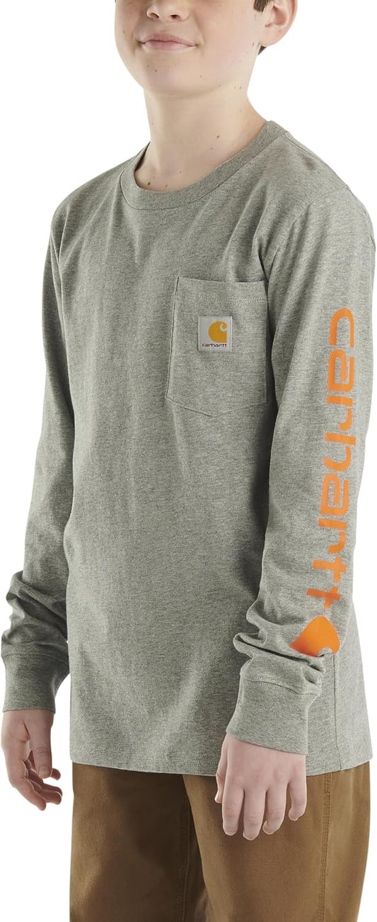 Carhartt Boys Long-Sleeve Pocket T-Shirt