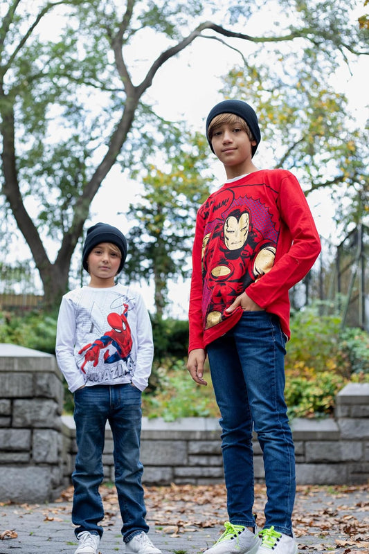 Marvel Spider-Man Boys' 2-Pack Long Sleeve T-Shirts Toddler to Big Kid