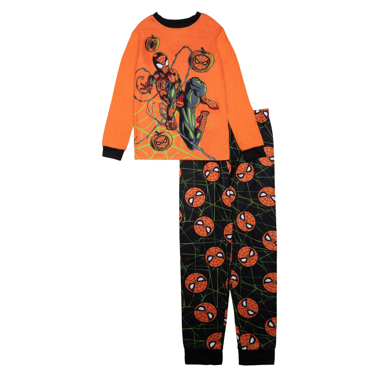 Marvel Boys' 2-piece Loose-fit Set, Superhero Pajamas, Soft & Cute for Kids