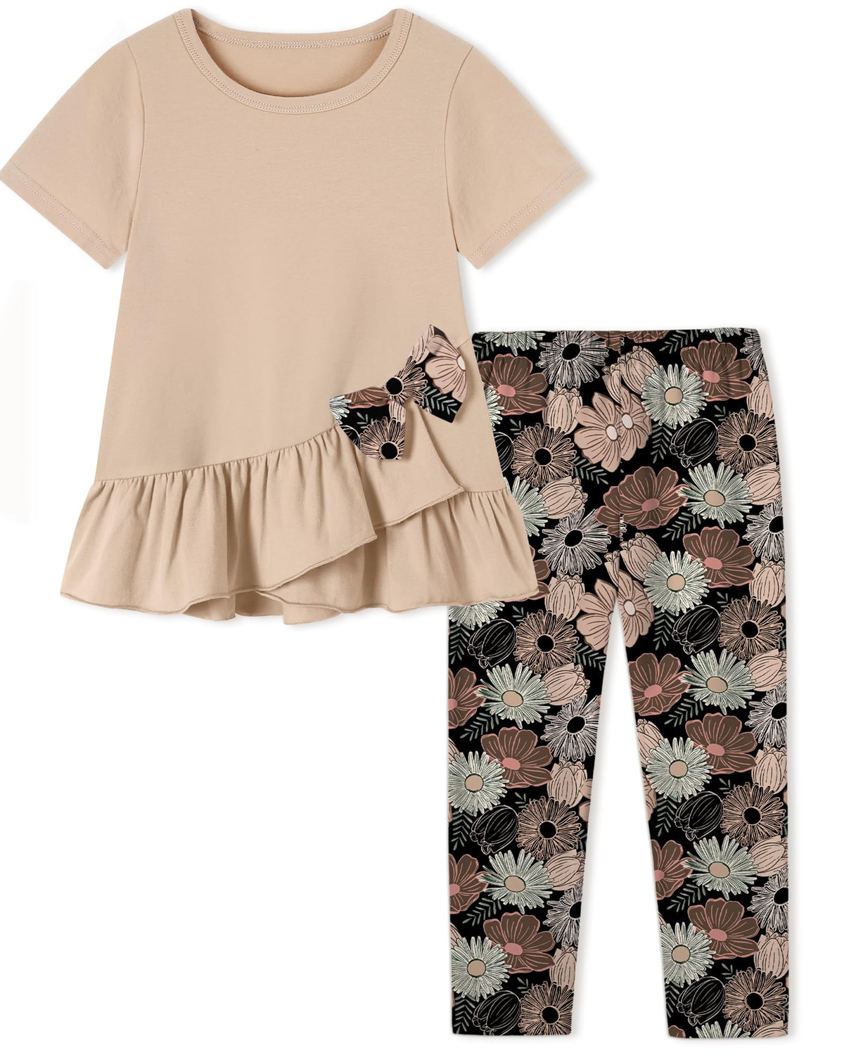 Toddler Girl Clothes 2-8Years Girls Spring Summer Outfit 2Pcs Set