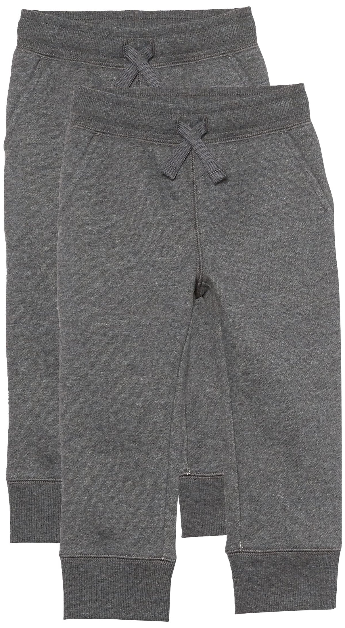 Amazon Essentials Boys and Toddlers' Fleece Jogger Sweatpants with Elastic Waist and Drawstring, Multipacks