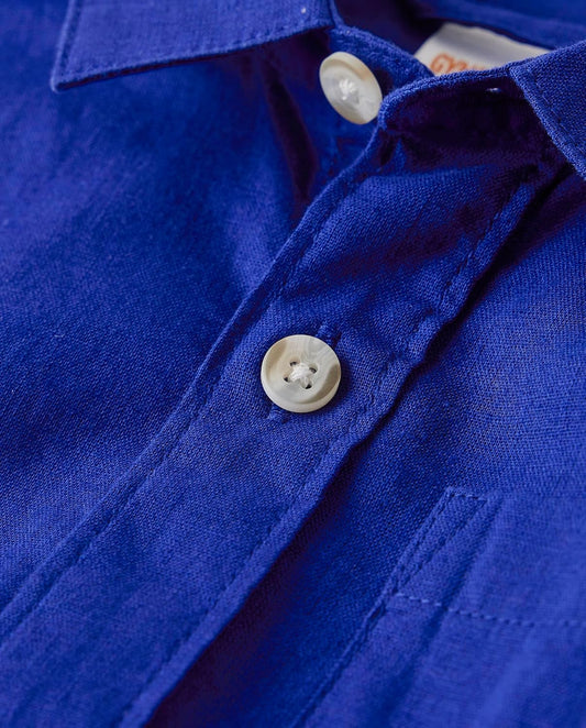Gymboree boys And Toddler Long Sleeve Linen Button Up Shirt