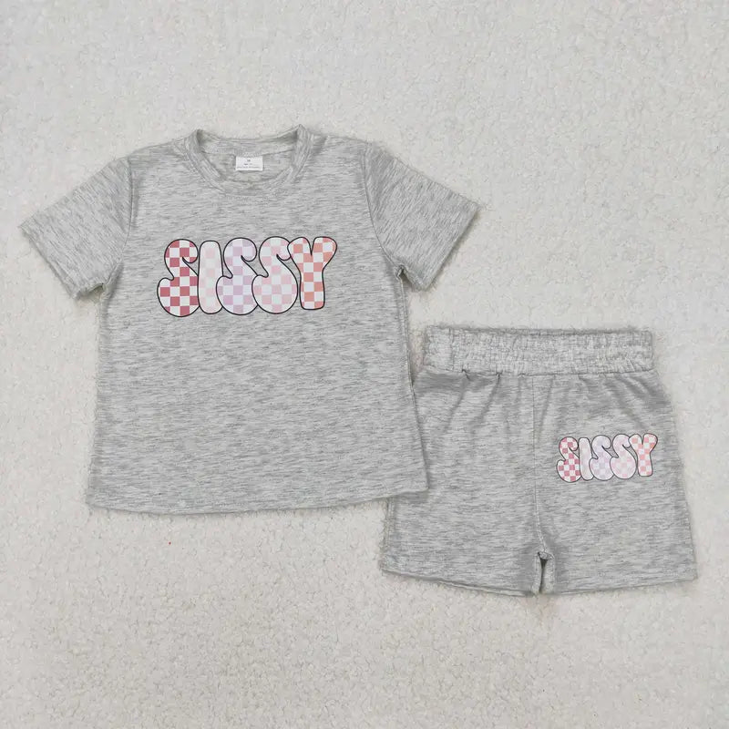 Girls' Easter-Ready Cotton-Rich Top & Shorts Set, 5% Spandex Blend Bends Easily, Cotton-Rich Fabric Feels Natural, Top and Shorts Simplify Outfit Days, Kids' Summer Clothing, Bow Detail, Slight Stretch, Ruffle Skirt Shorts