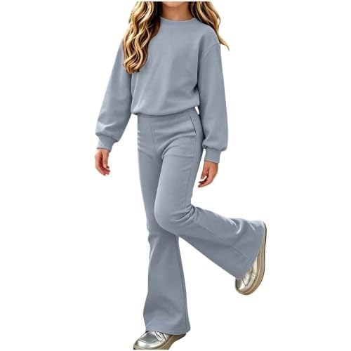 Girls Sweatsuit Set Boys Tracksuit Kids 2 Piece Outfits Crewneck Pullover Sweatshirt Jogger Sweatpants Matching Set