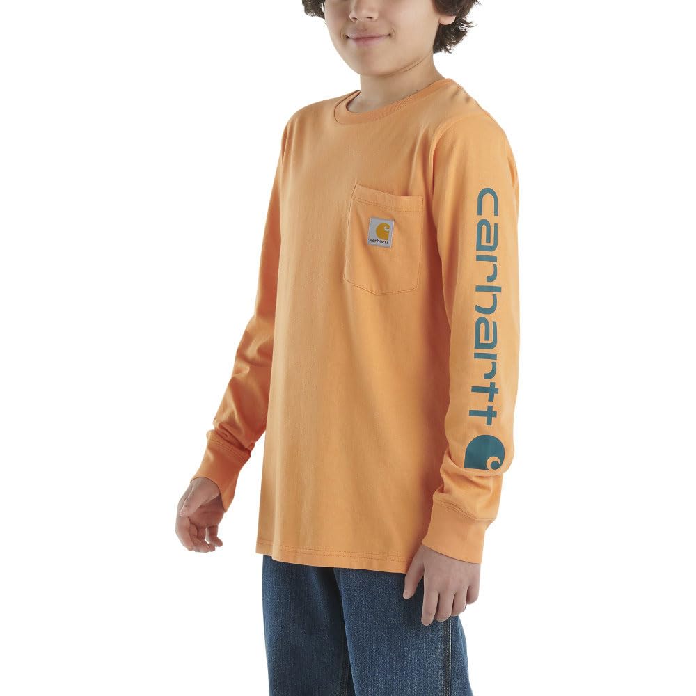 Carhartt Boys Long-Sleeve Pocket T-Shirt