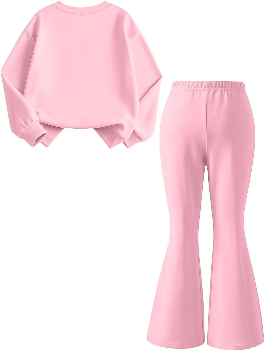 Girls Sweatsuit Set Boys Tracksuit Kids 2 Piece Outfits Crewneck Pullover Sweatshirt Jogger Sweatpants Matching Set