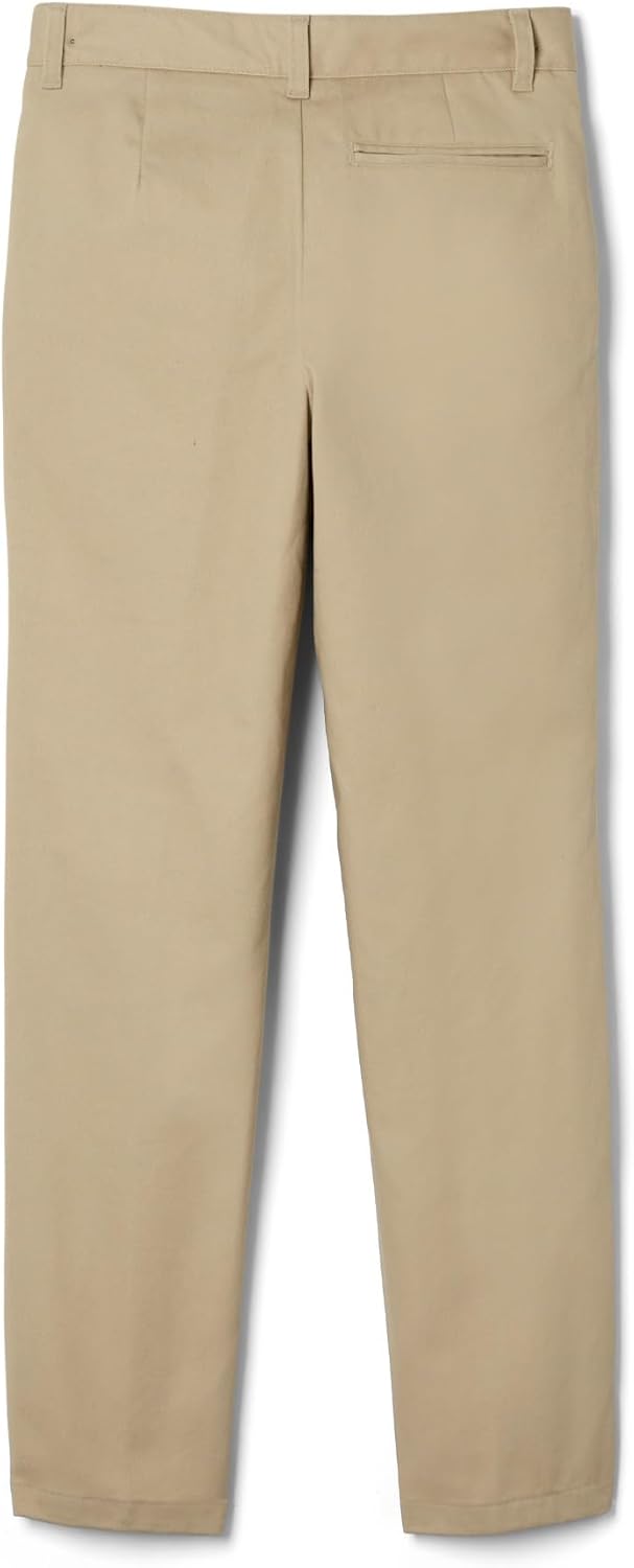French Toast Boys' Adjustable Waist Relaxed Fit Twill Pant