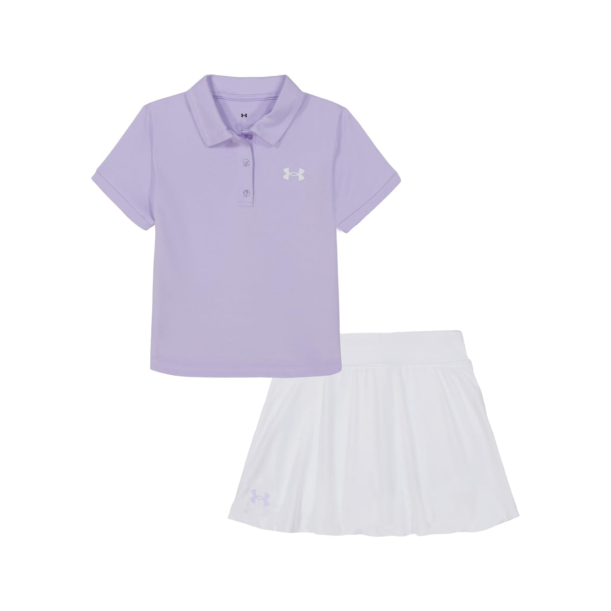Under Armour Girl's 2-piece Short Sleeve Tee and Skort Set