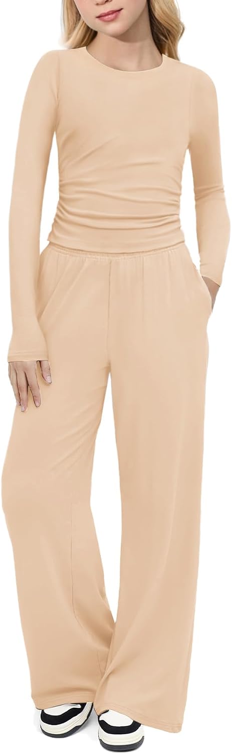 Arshiner Girls 2 Piece Set Fall Outfits Lounge Sets