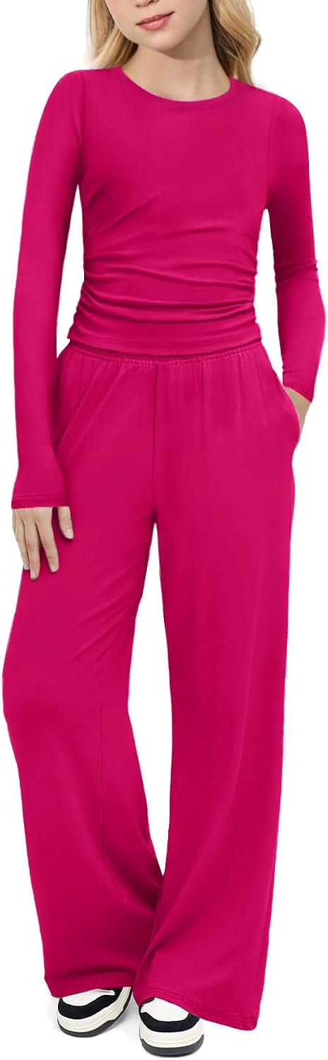 Arshiner Girls 2 Piece Set Fall Outfits Lounge Sets