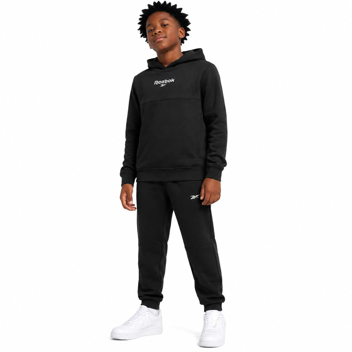 Reebok Boys 2-Piece Fleece Hoodie & Jogger Sweatsuit Set