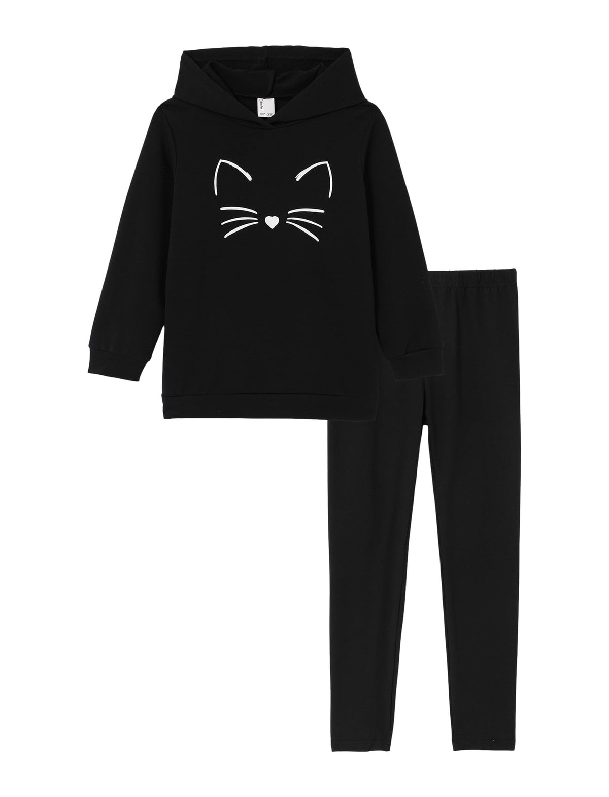 PATPAT Girls Hooded Sweatshirt Leggings Set 2 Piece Fall Outfit 4-12Y