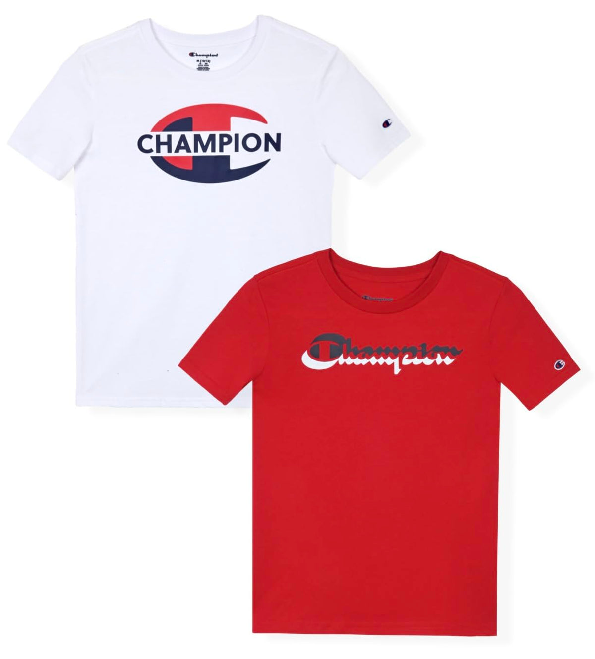 Champion Boys 2 Pack Short Sleeve Tee Shirt for Kids
