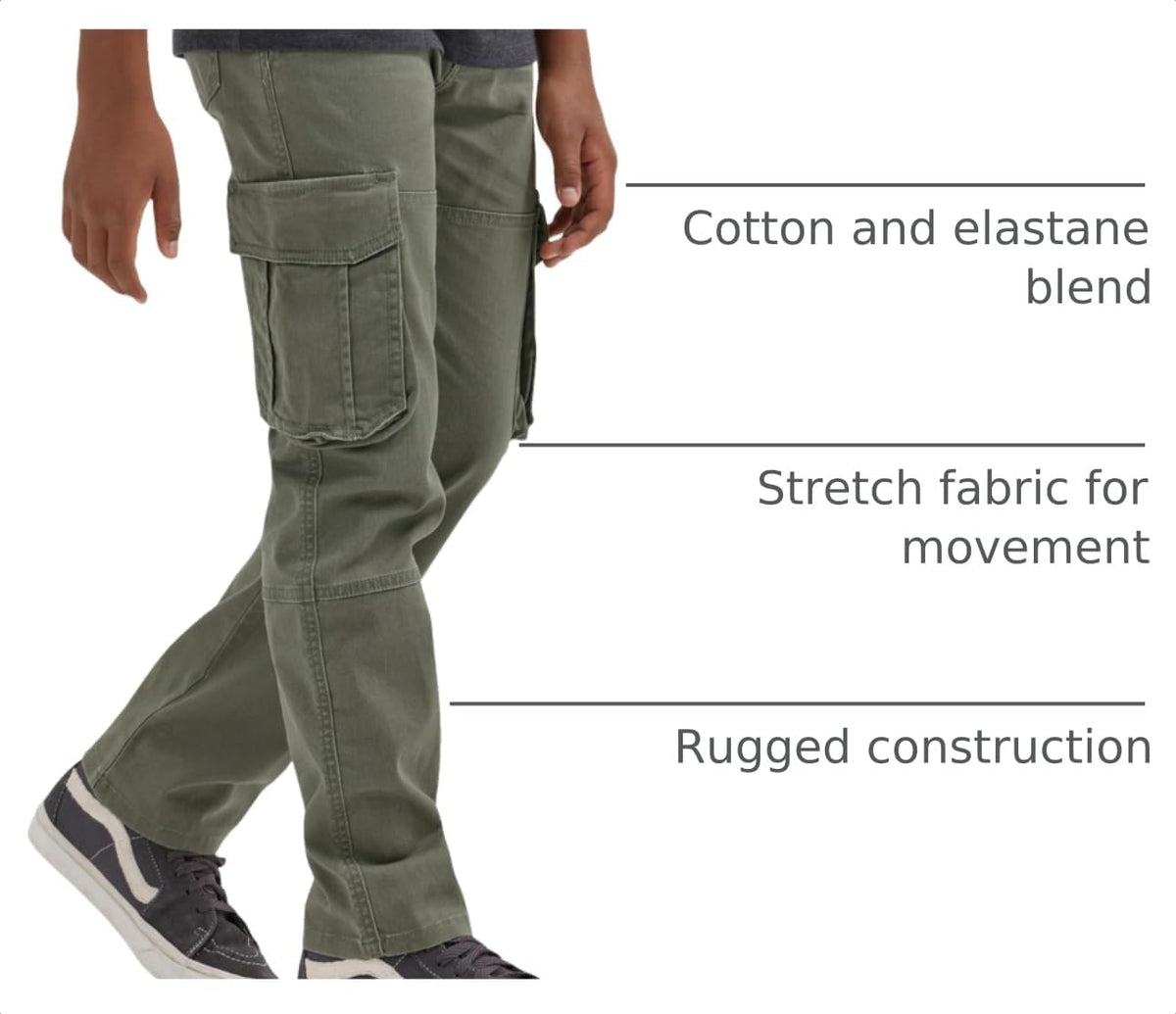 Wrangler Boys' Charge Cargo Pant