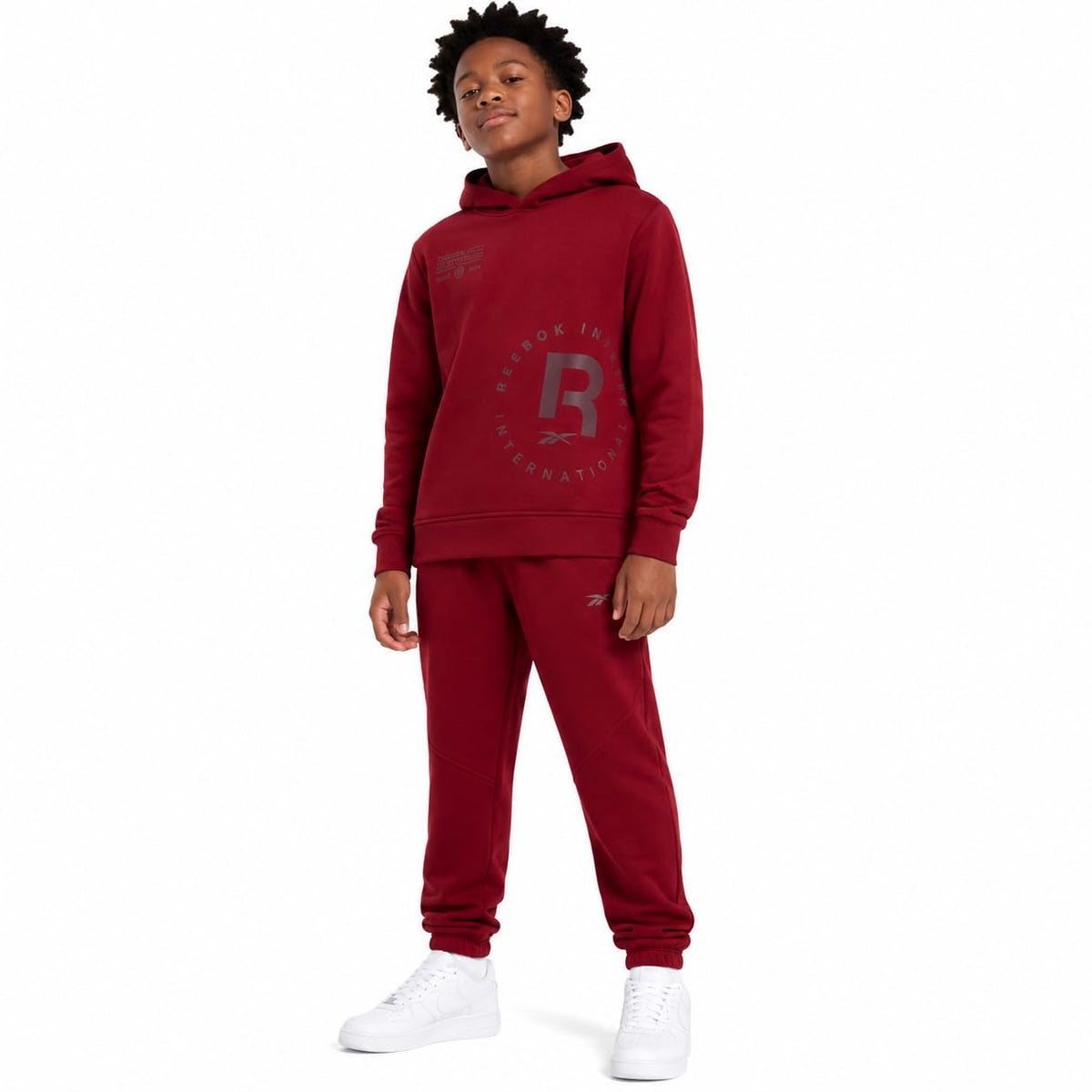 Reebok Boys 2-Piece Fleece Hoodie & Jogger Sweatsuit Set