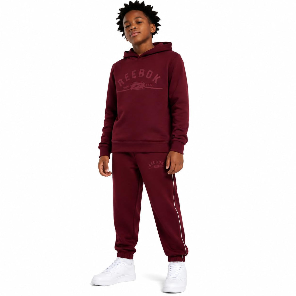 Reebok Boys 2-Piece Fleece Hoodie & Jogger Sweatsuit Set