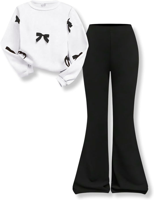 Girls Outfits 2 Piece Fall Tops & Pants Clothing Set 6-16 Years