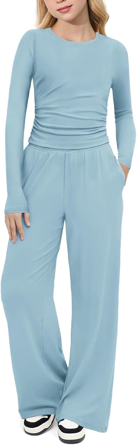 Arshiner Girls 2 Piece Set Fall Outfits Lounge Sets