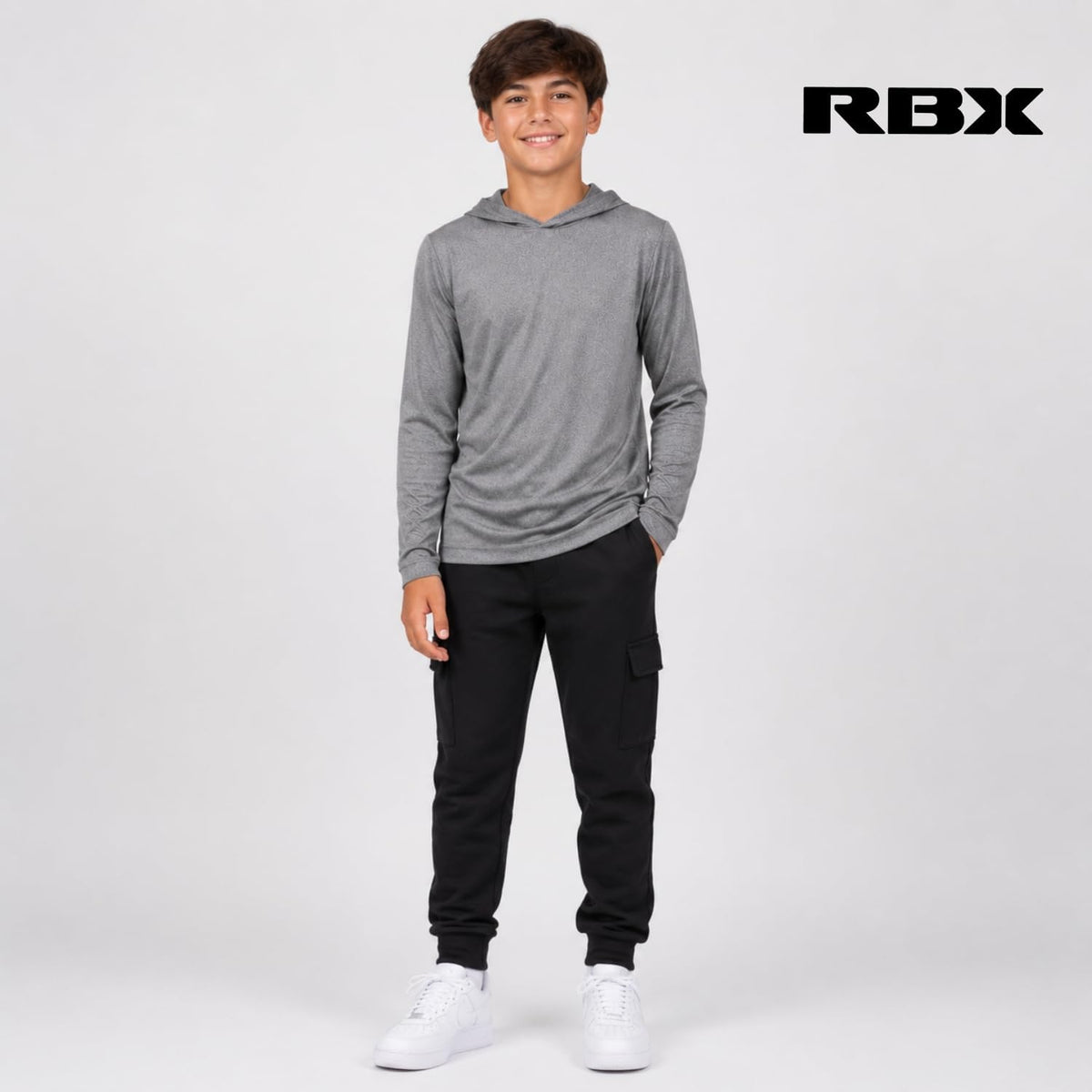 RBX Boys 3-Pack Lightweight Pullover Hoodies, Long Sleeve Sweatshirts, 4-20