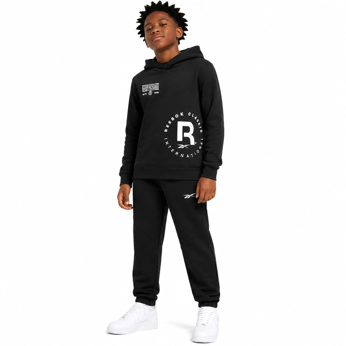 Reebok Boys 2-Piece Fleece Hoodie & Jogger Sweatsuit Set