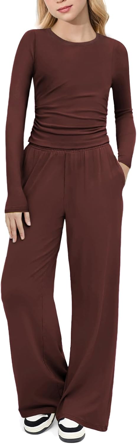 Arshiner Girls 2 Piece Set Fall Outfits Lounge Sets