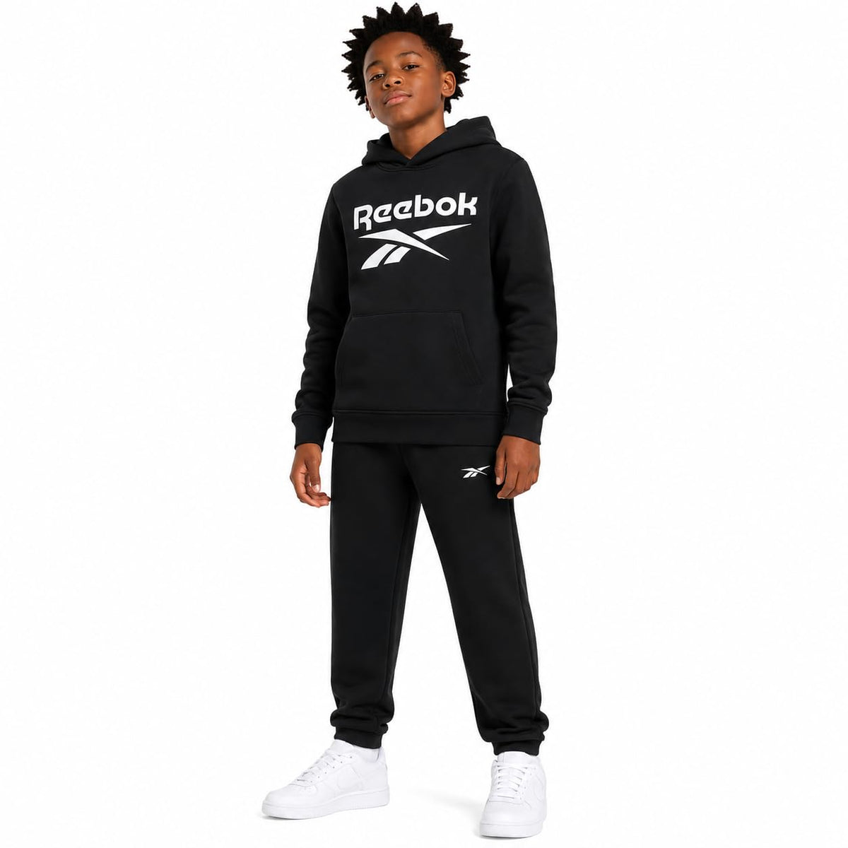 Reebok Boys 2-Piece Fleece Hoodie & Jogger Sweatsuit Set