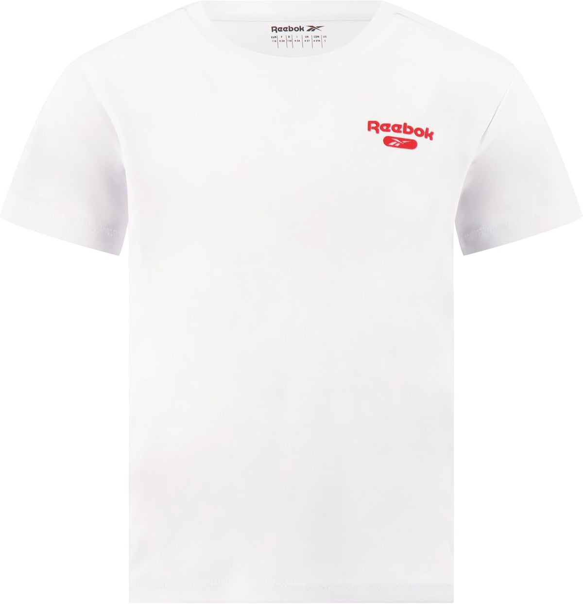 Reebok Boys 2 Piece Knit Logo Short Set, White, 3T