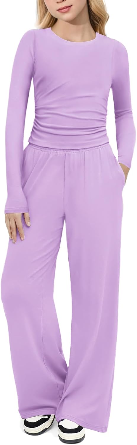 Arshiner Girls 2 Piece Set Fall Outfits Lounge Sets