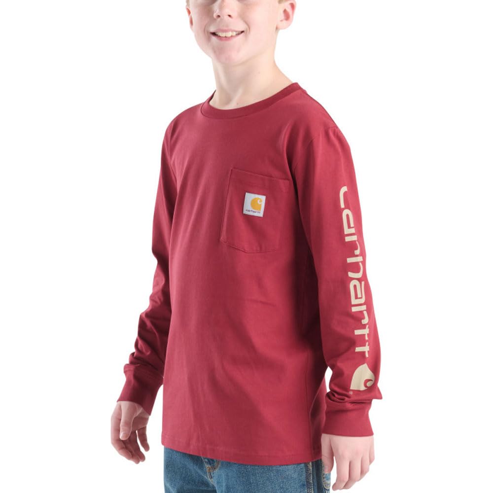 Carhartt Boys Long-Sleeve Pocket T-Shirt