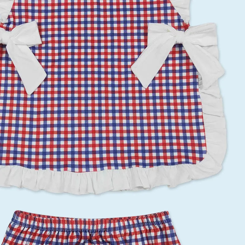 Forth of July kids girls summer outfit