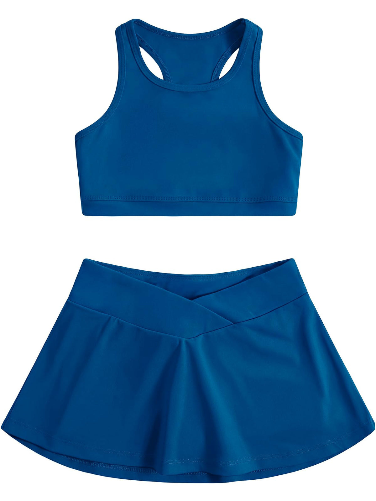 SOLY HUX Toddler Girl's 2 Piece Workout Set Top and Skorts Athletic Outfits