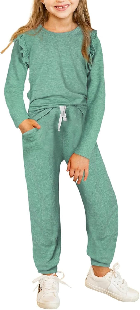 blibean Girls Fall Clothes Sets Fashion 2 Piece Outfits Size 4-13 Years