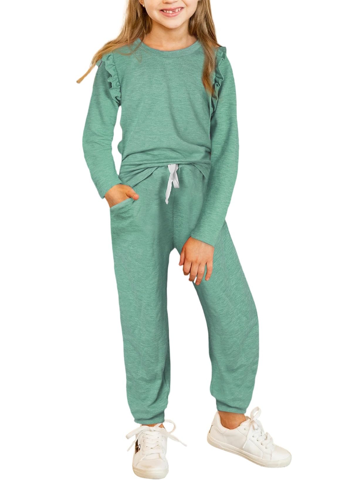 blibean Girls Fall Clothes Sets Fashion 2 Piece Outfits Size 4-13 Years