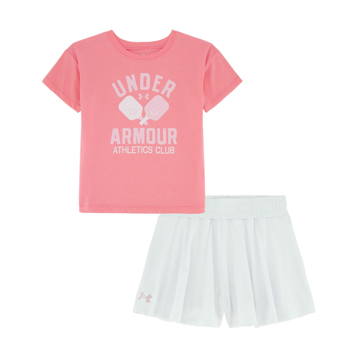 Under Armour Girl's 2-piece Short Sleeve Tee and Skort Set
