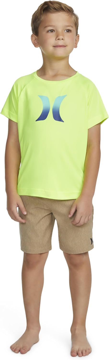 Hurley Boys' Graphic UPF 50+ Rash Guard Swim Shirt