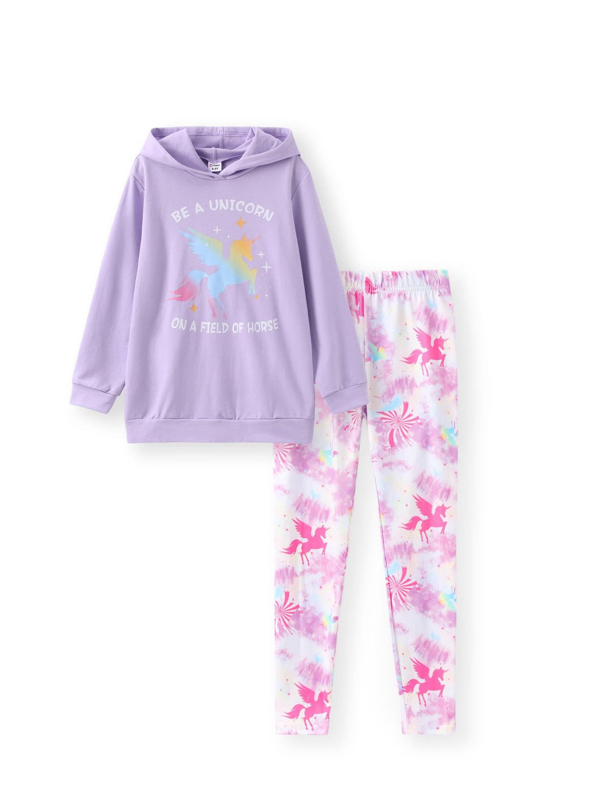 PATPAT Girls Hooded Sweatshirt Leggings Set 2 Piece Fall Outfit 4-12Y