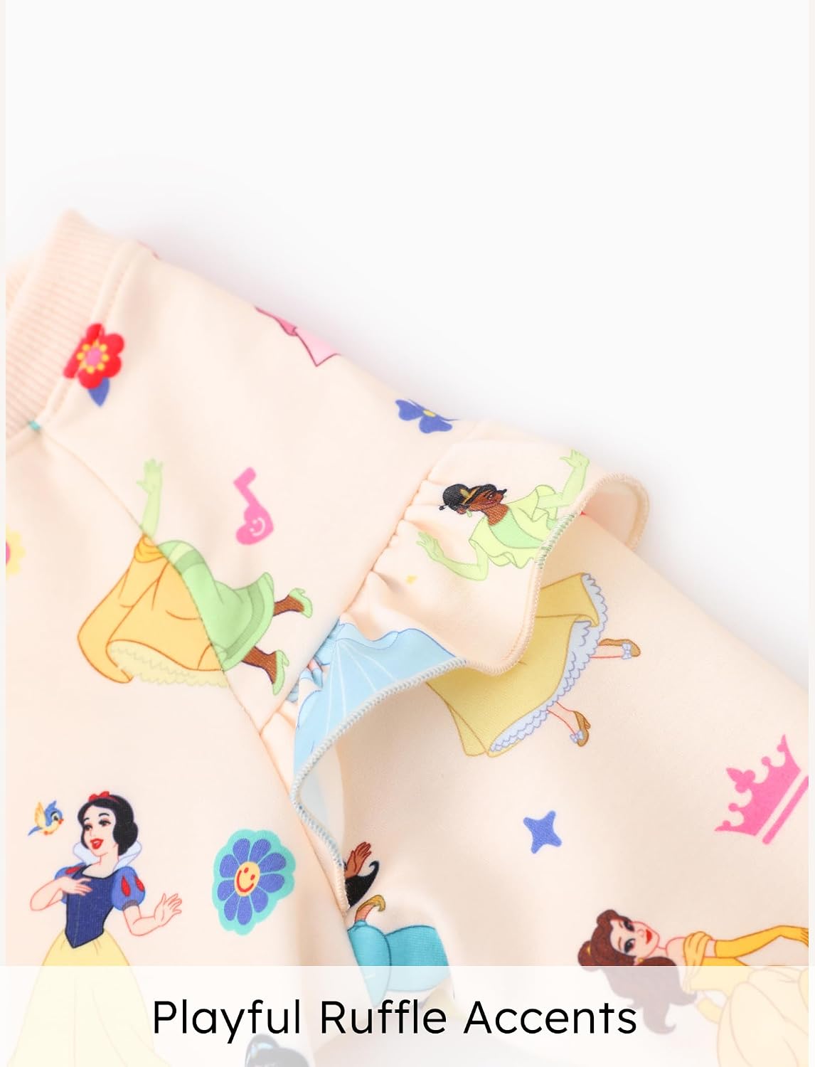 Disney Outfits for Girls Long Sleeve Shirt Pocket Pant Toddler Sweatsuit
