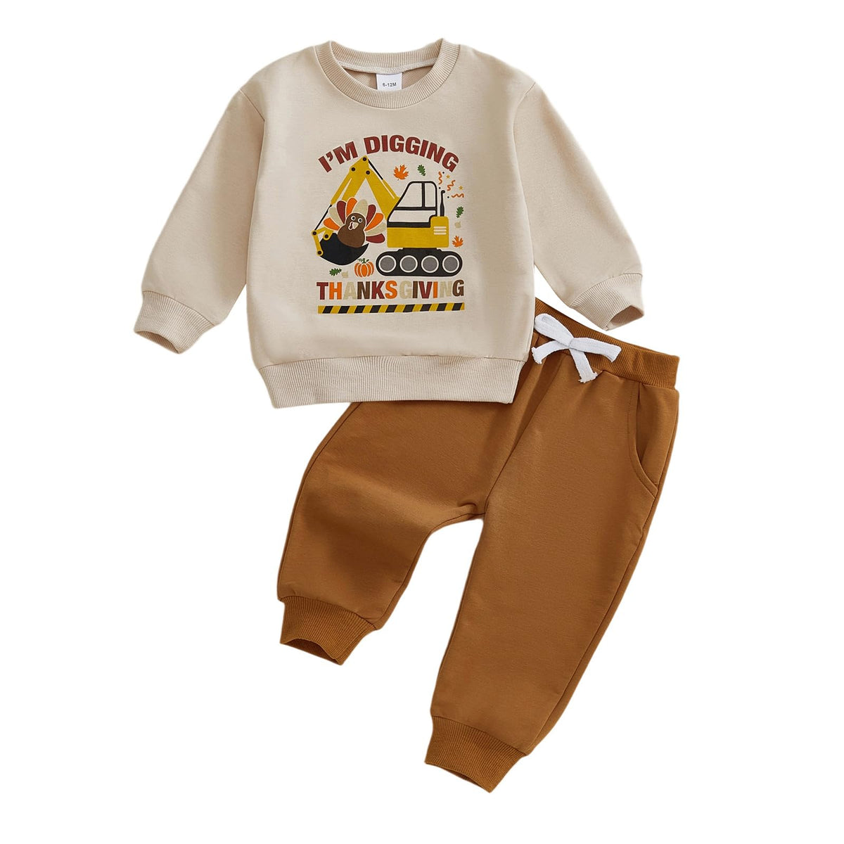 Toddler Boy Clothes Baby Kids Truck Fall Winter Outfit Sweatshirt Pants Set